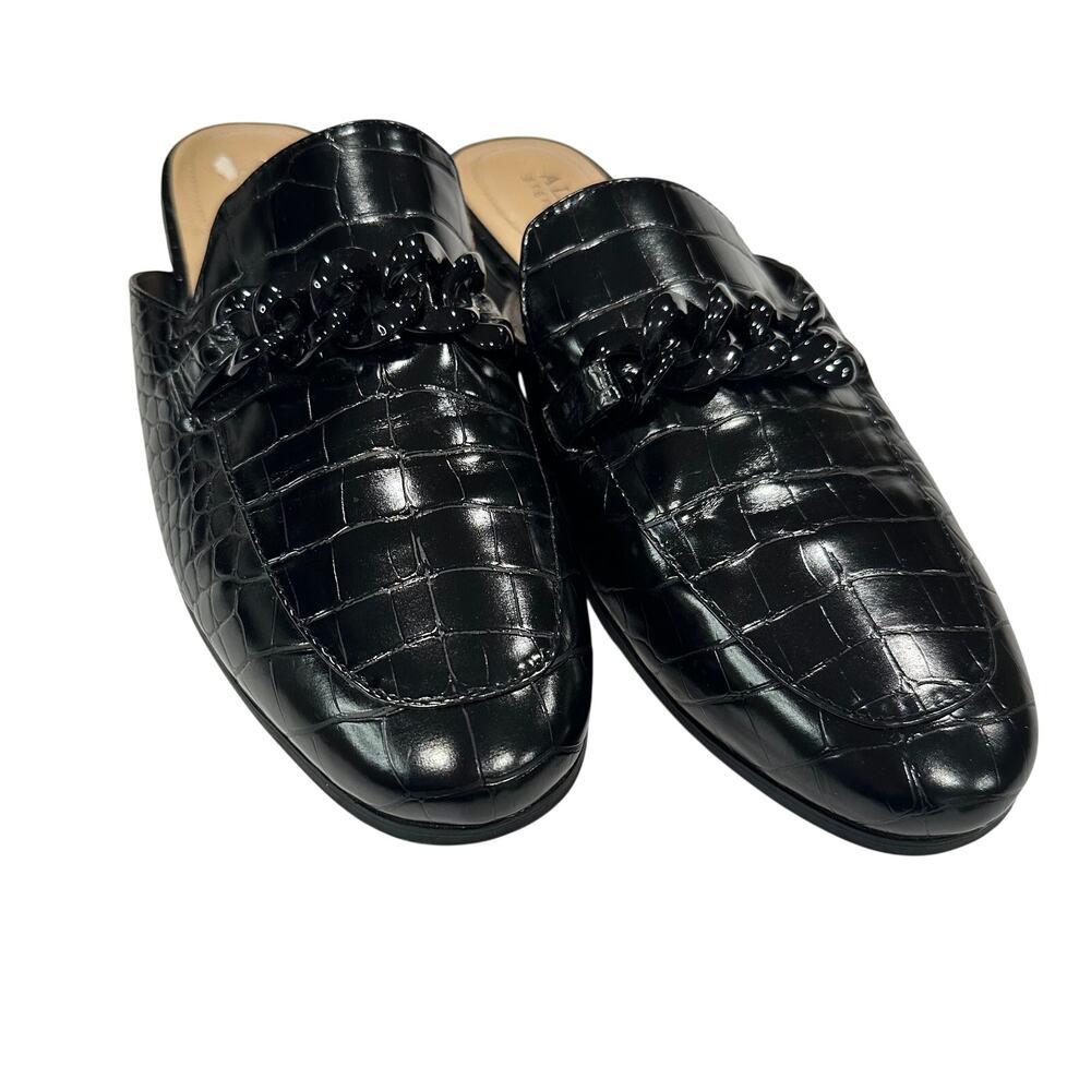 Women’s Alfani Black Mule Flats, Size 8.5